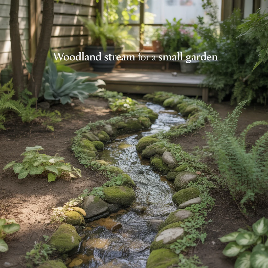 Woodland Stream for a Small Garden