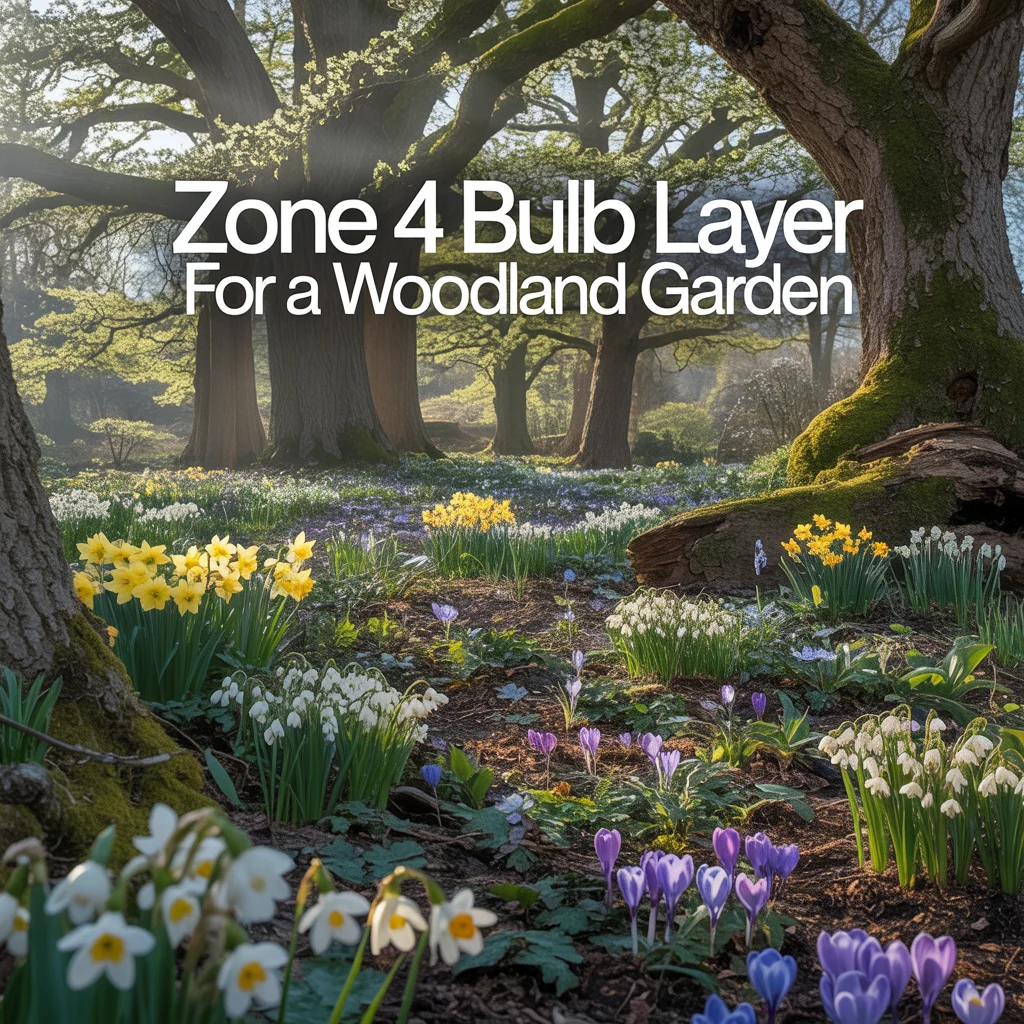 Zone 4 Bulb Layer for a Woodland Garden