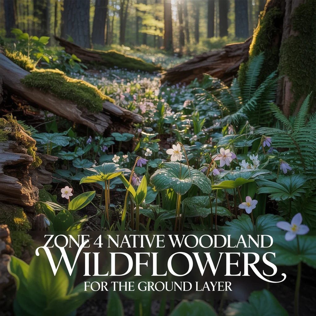 Zone 4 Native Woodland Wildflowers for the Ground Layer
