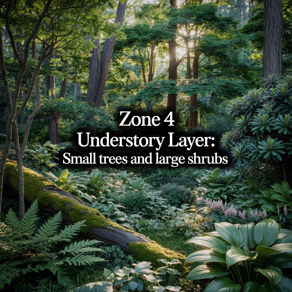 Zone 4 Understory Layer: Small Trees and Large Shrubs