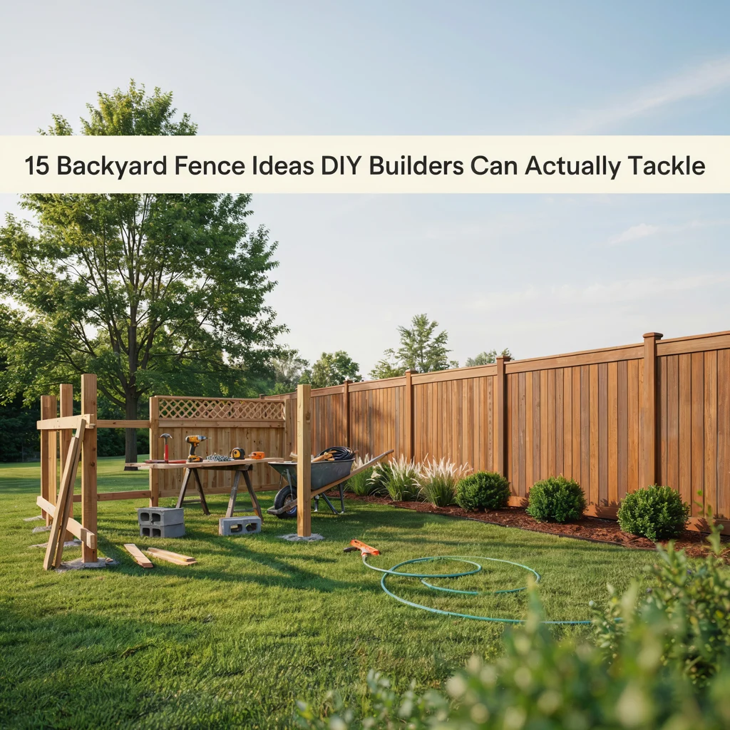 15 Backyard Fence Ideas DIY Builders Can Actually Tackle