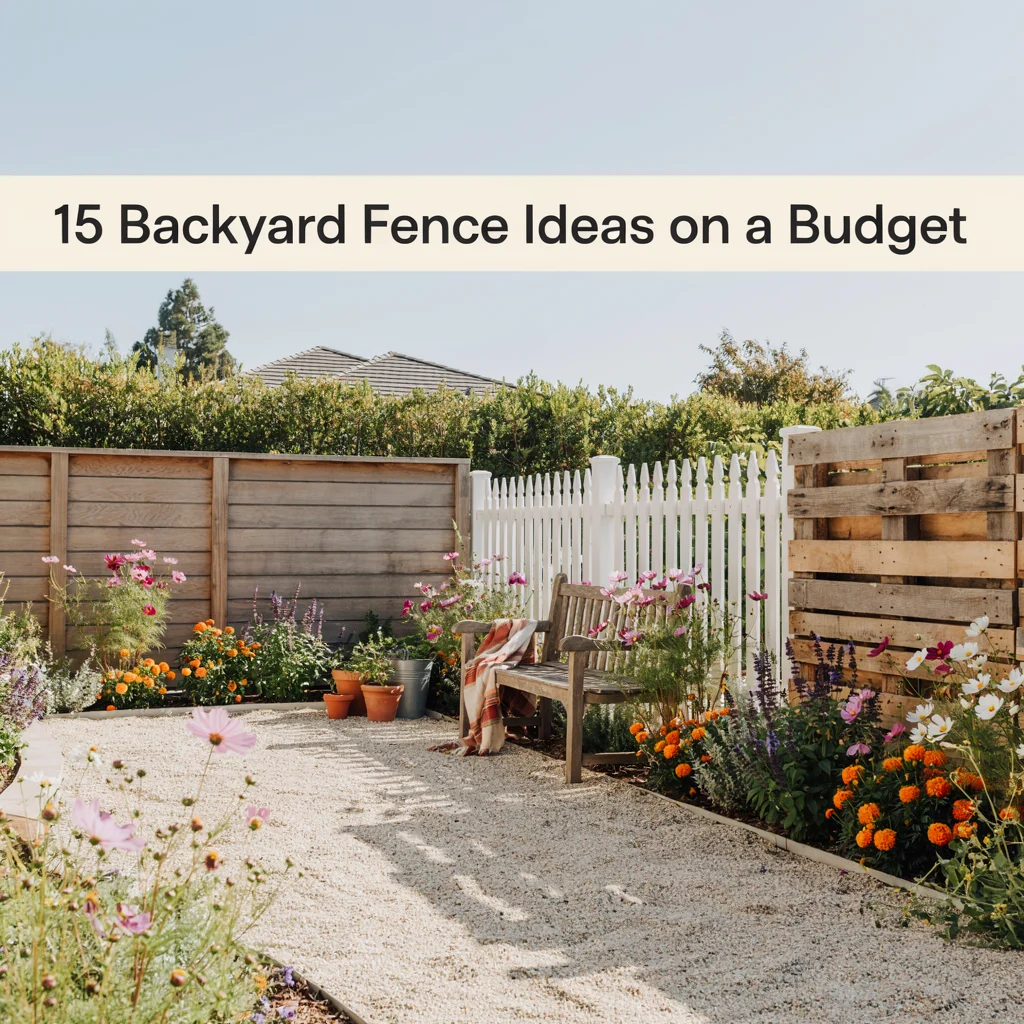 15 Backyard Fence Ideas on a Budget