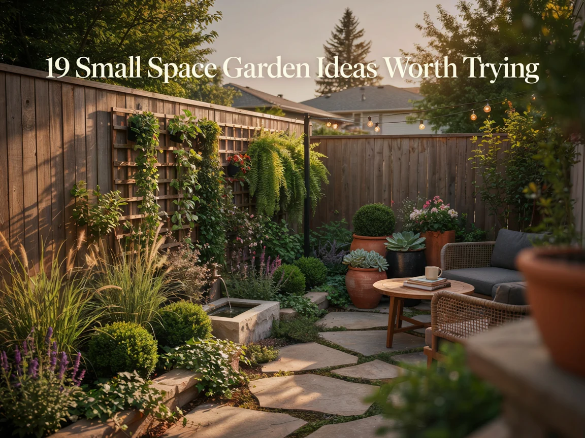 19 Small Space Garden Ideas Worth Trying