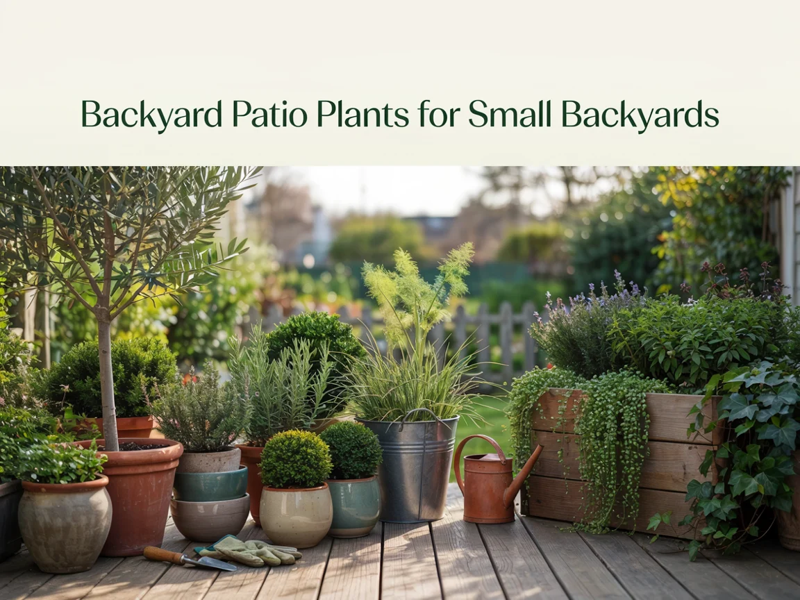 Backyard Patio Plants for Small Backyards