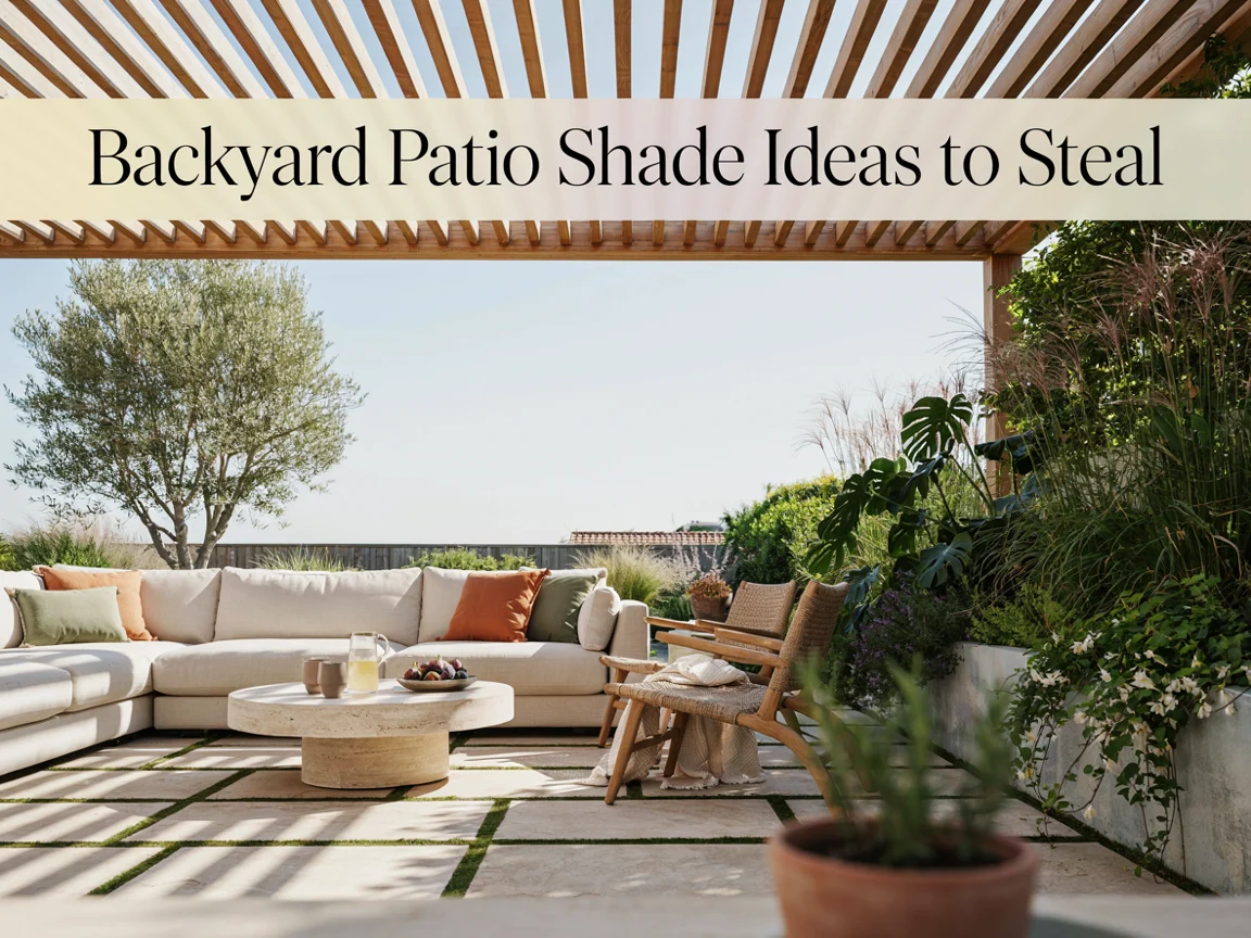 Backyard Patio Shade Ideas to Steal