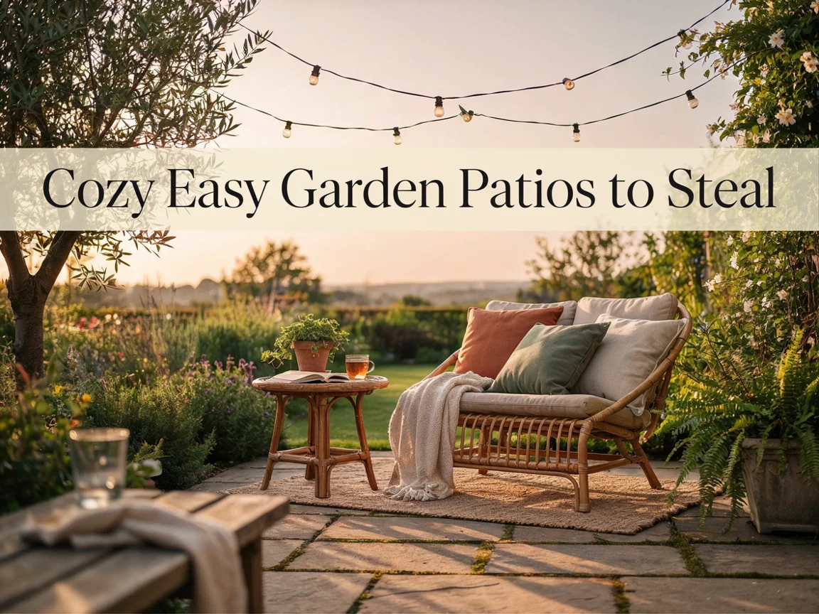 Cozy Easy Garden Patios to Steal