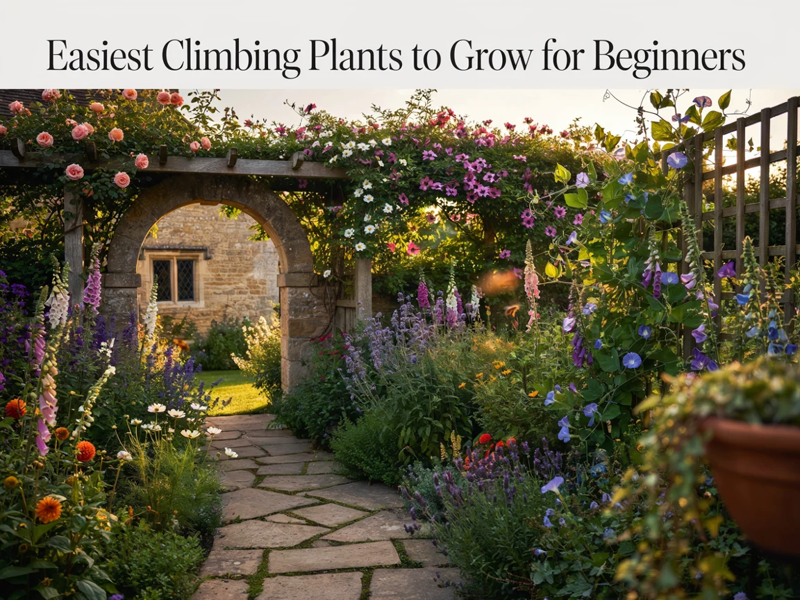 Easiest Climbing Plants to Grow for Beginners