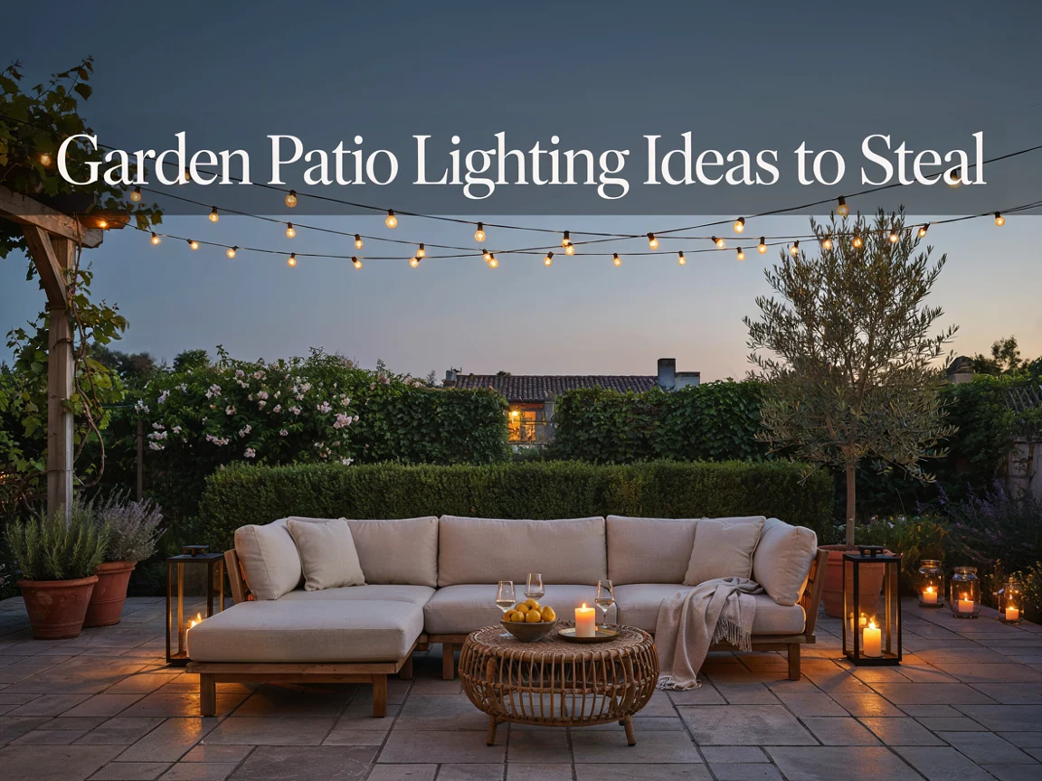 Garden Patio Lighting Ideas to Steal