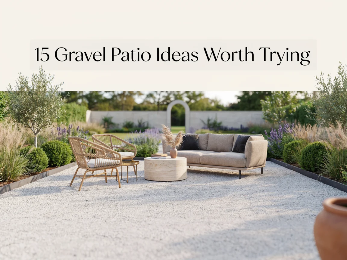 Gravel Patio Ideas Worth Trying