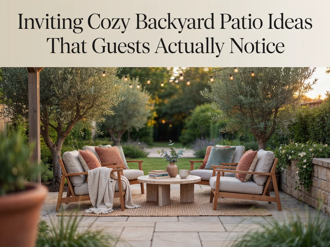 Inviting Cozy Backyard Patio Ideas That Guests Actually Notice