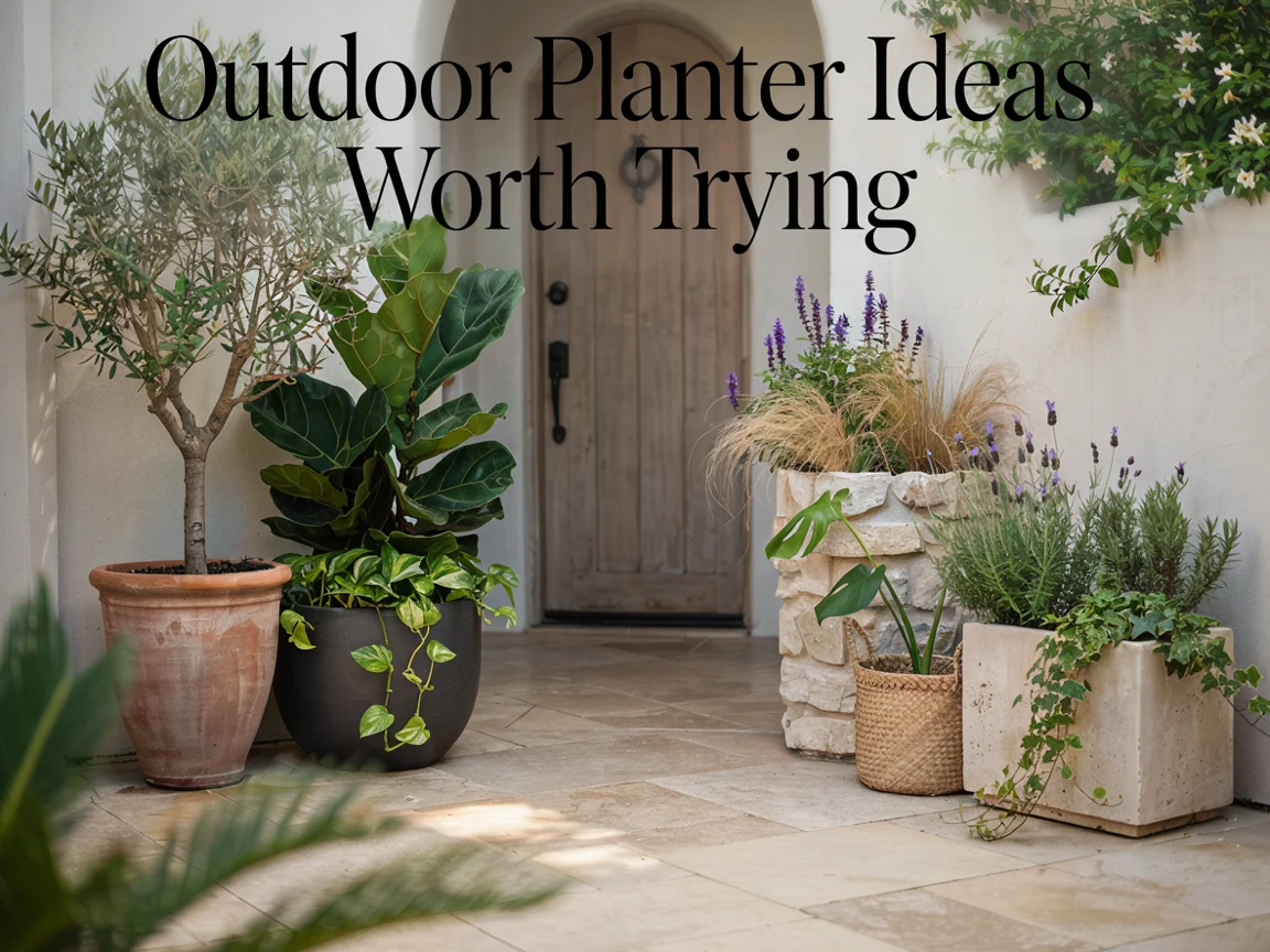 Outdoor Planter Ideas Worth Trying