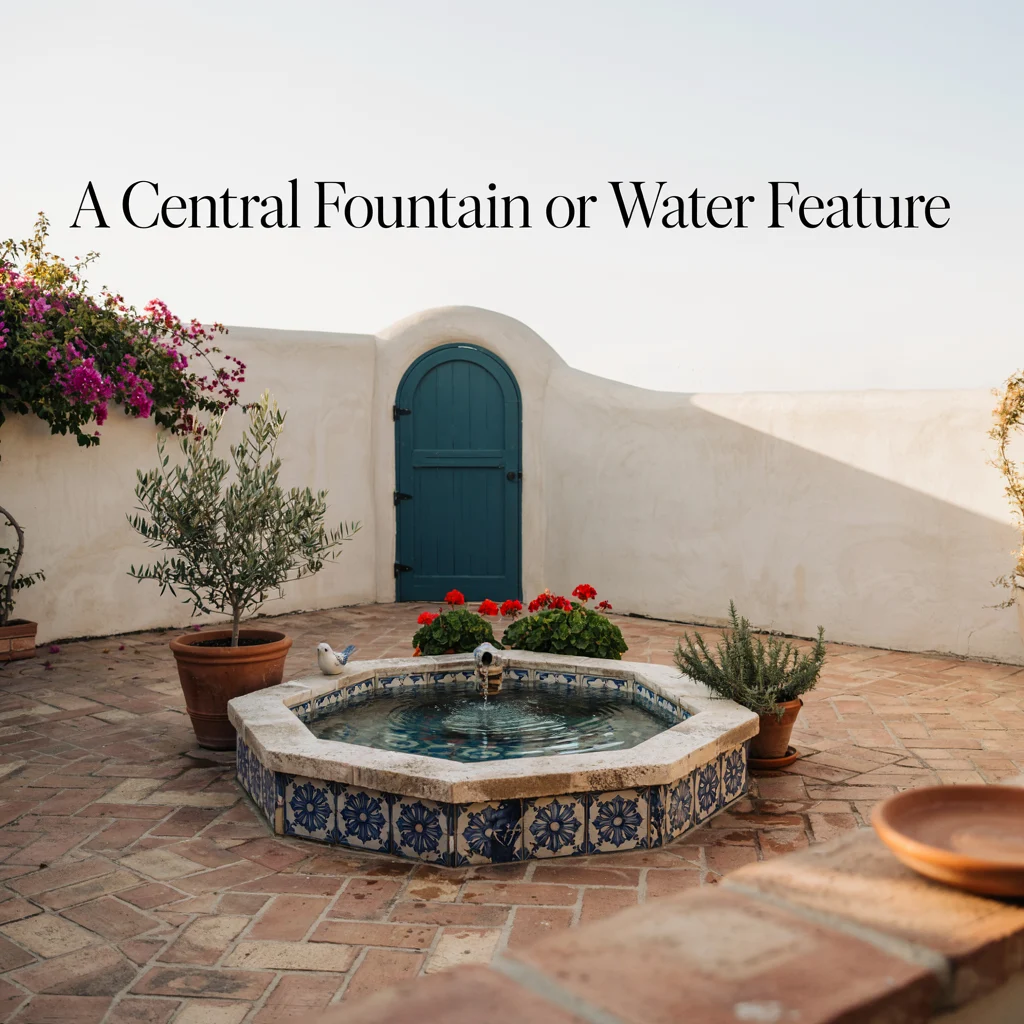 A Central Fountain or Water Feature