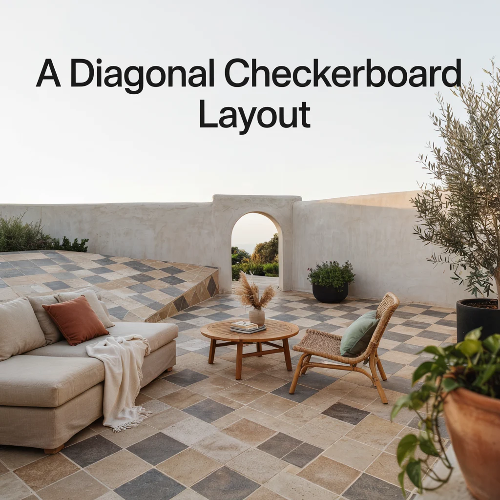 A Diagonal Checkerboard Layout