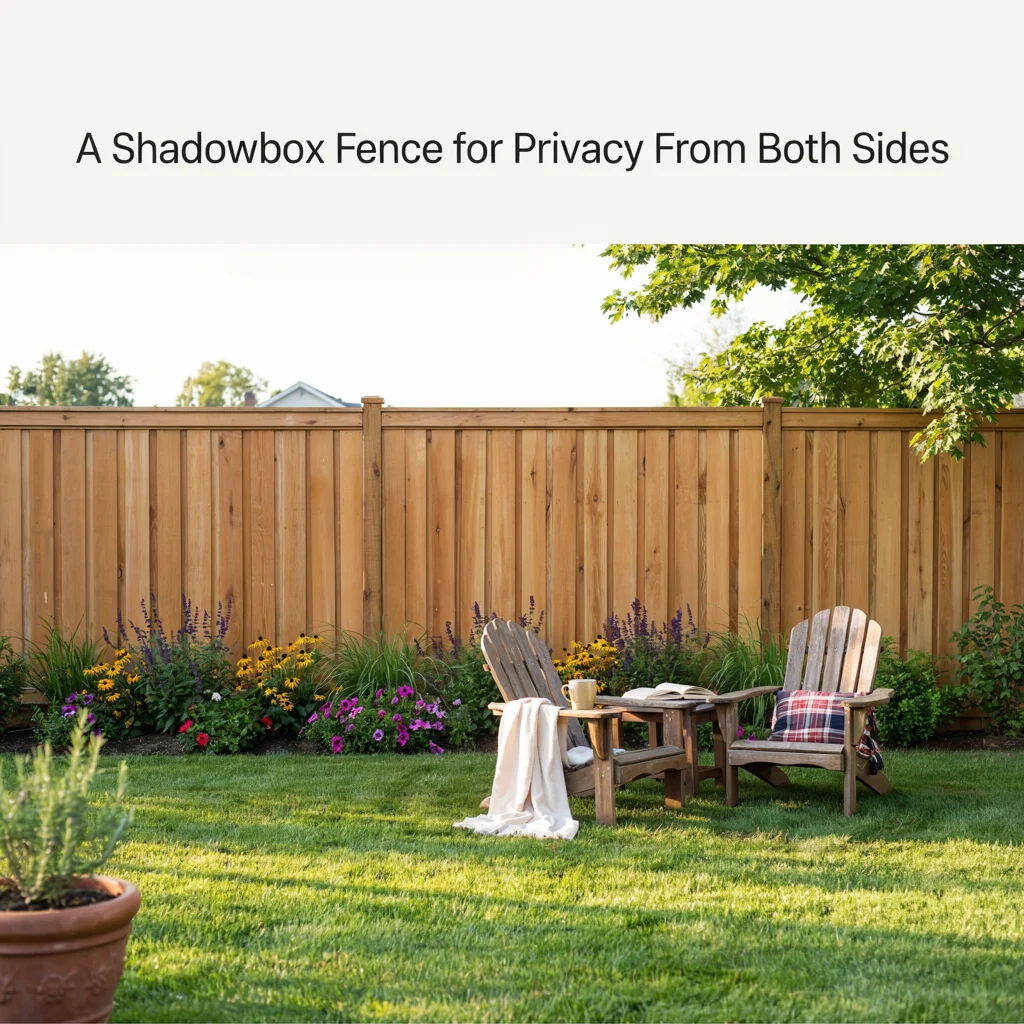 A Shadowbox Fence for Privacy From Both Sides