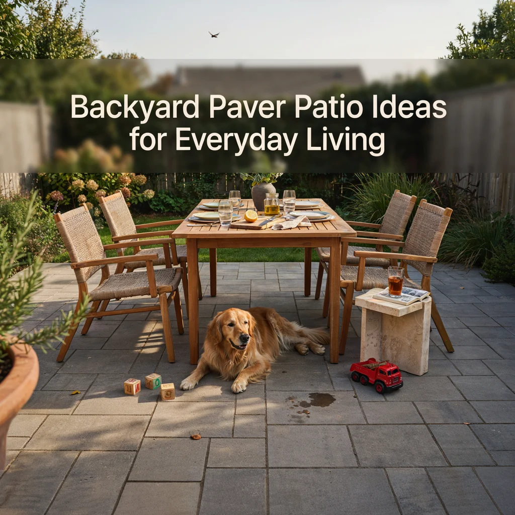Backyard Paver Patio Ideas for Everyday Living