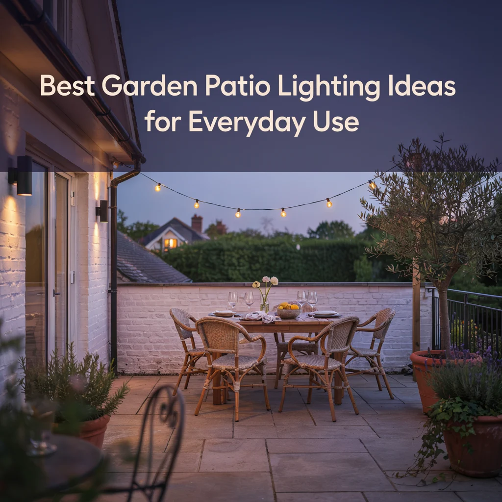 Best Garden Patio Lighting Ideas for Everyday Use