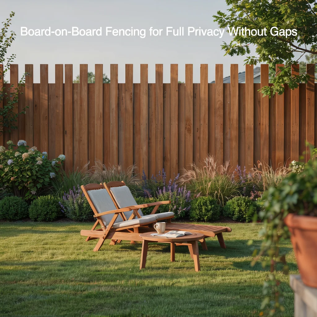 Board-on-Board Fencing for Full Privacy Without Gaps