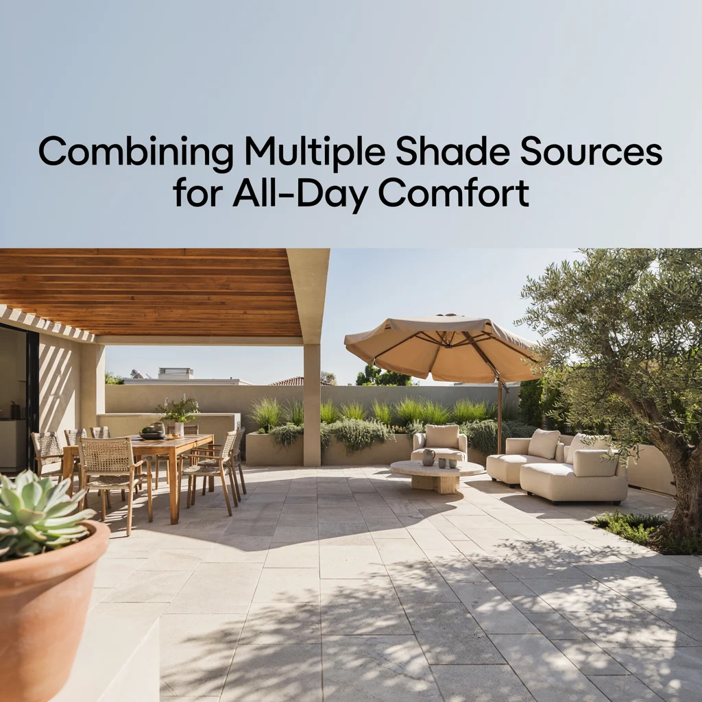 Combining Multiple Shade Sources for All-Day Comfort