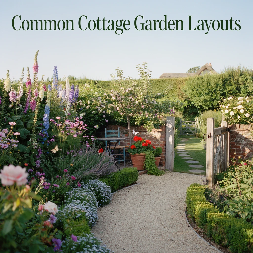 Common Cottage Garden Layouts