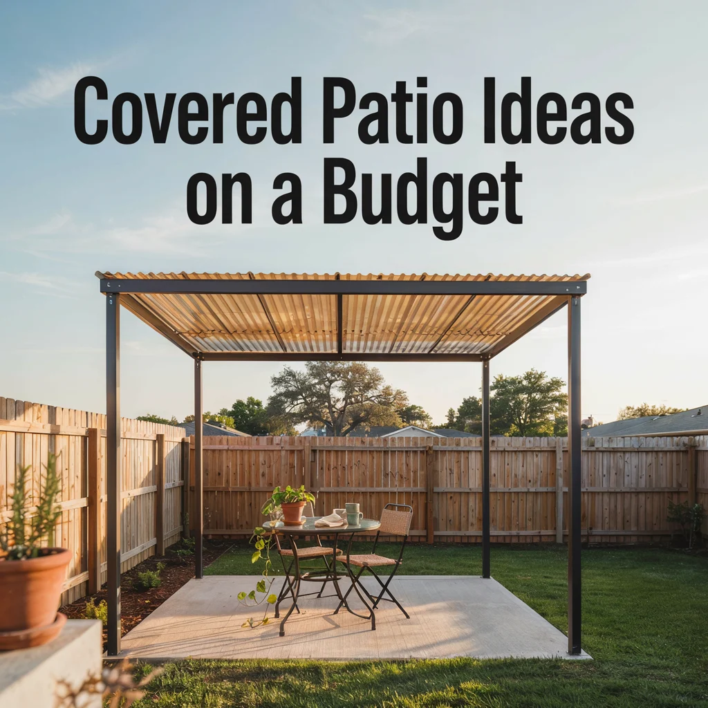 Covered Patio Ideas on a Budget