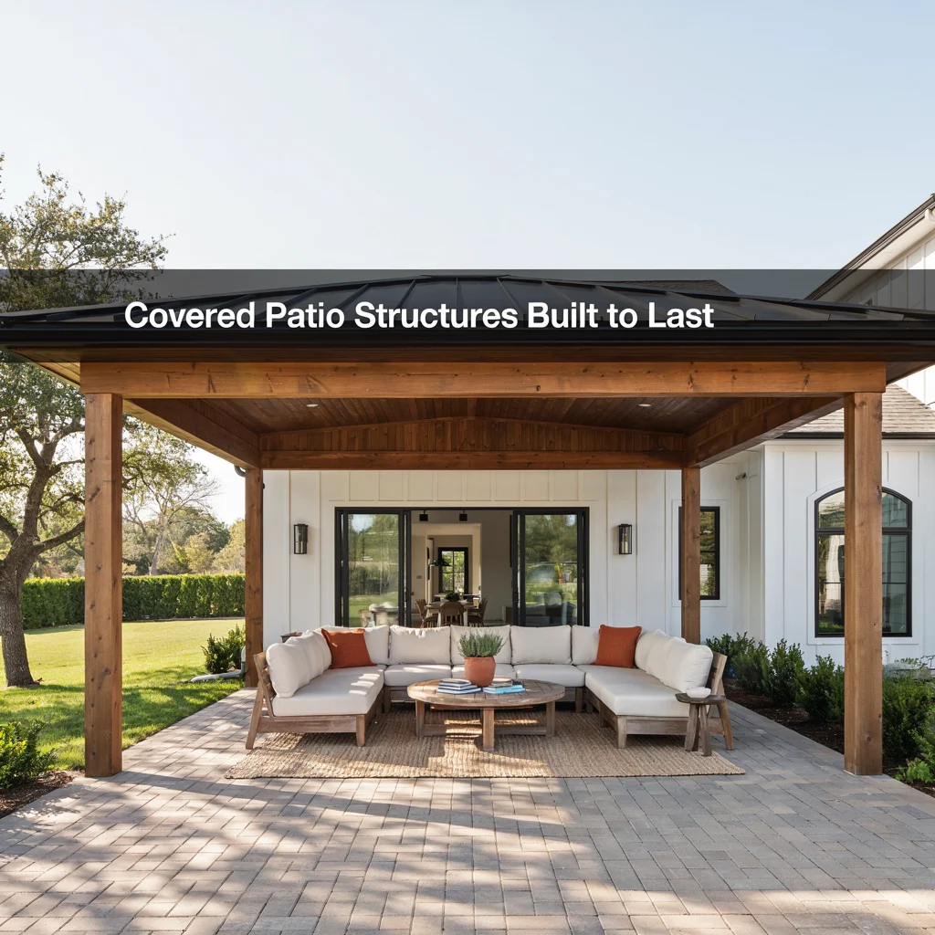Covered Patio Structures Built to Last