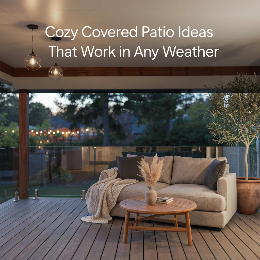 Cozy Covered Patio Ideas That Work in Any Weather