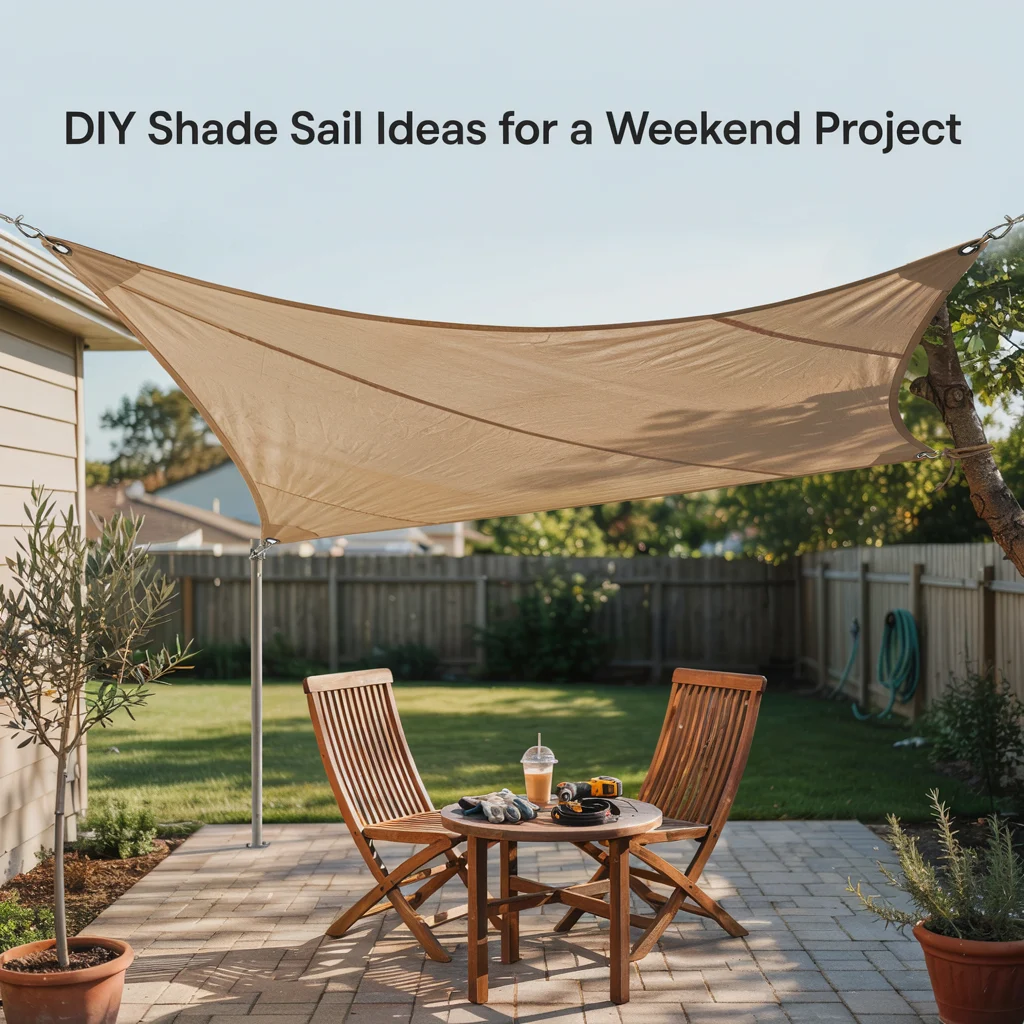 DIY Shade Sail Ideas for a Weekend Project