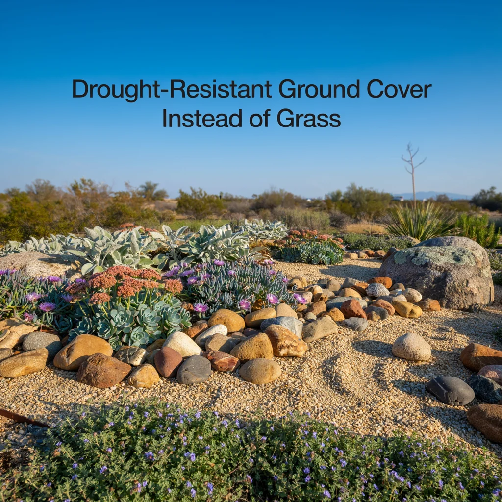 Drought-Resistant Ground Cover Instead of Grass