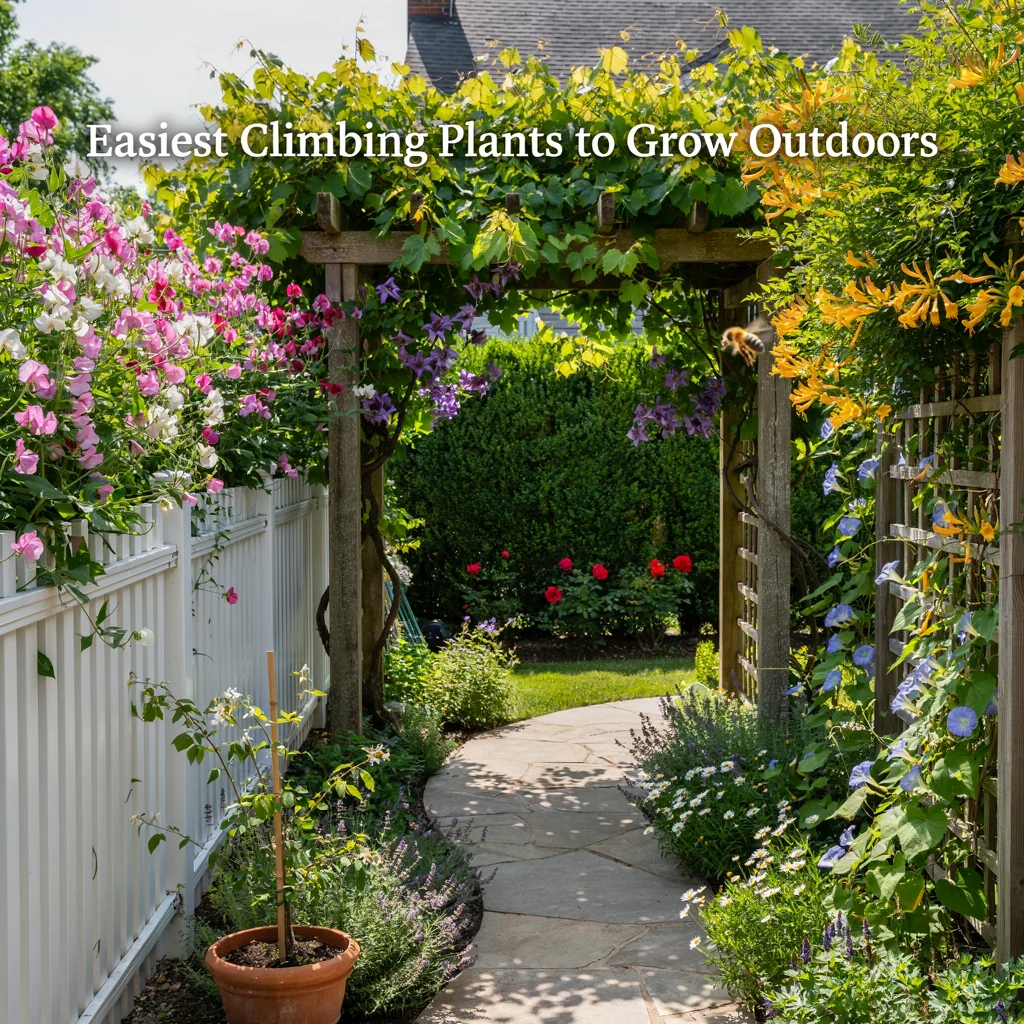 Easiest Climbing Plants to Grow Outdoors
