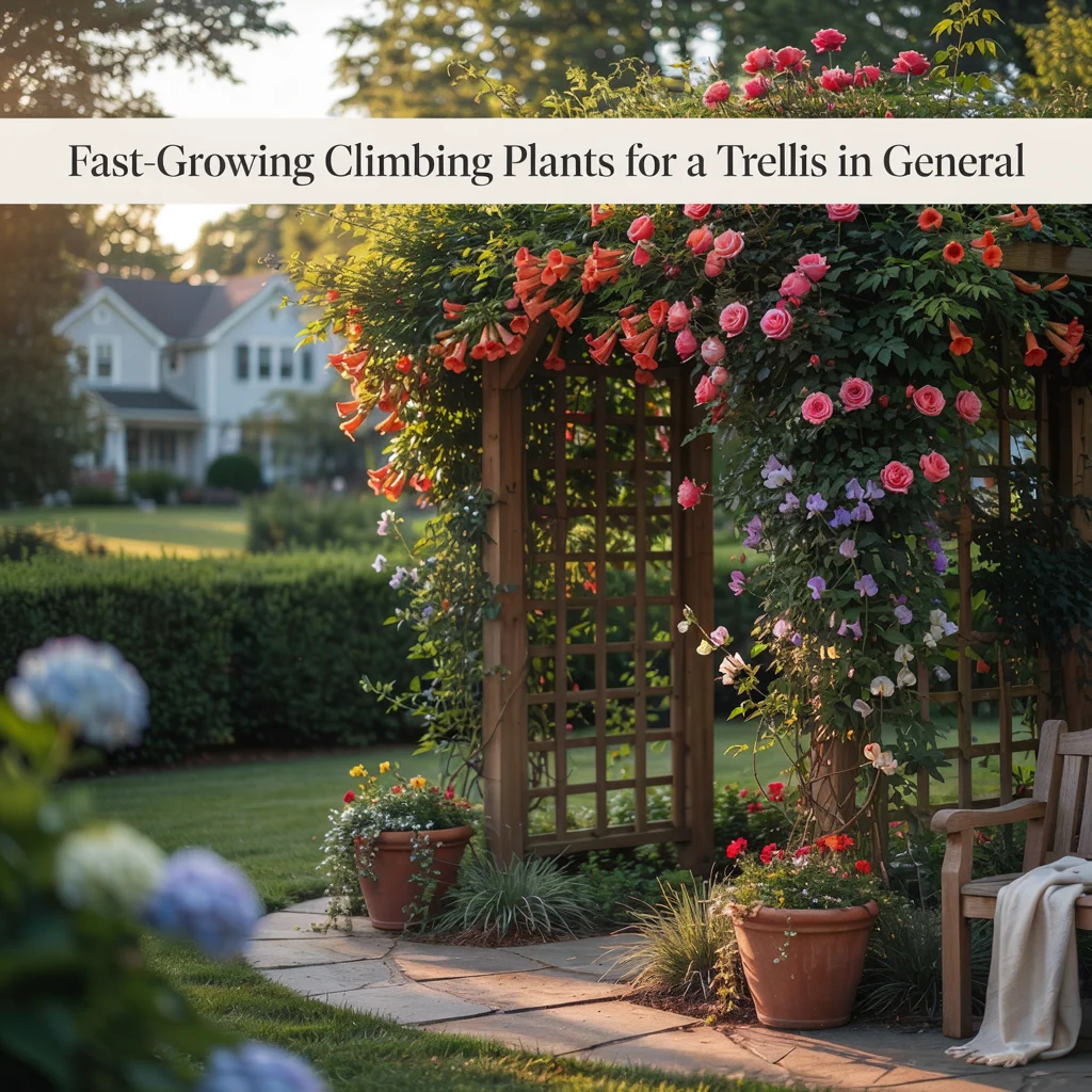 Fast-Growing Climbing Plants for a Trellis in General