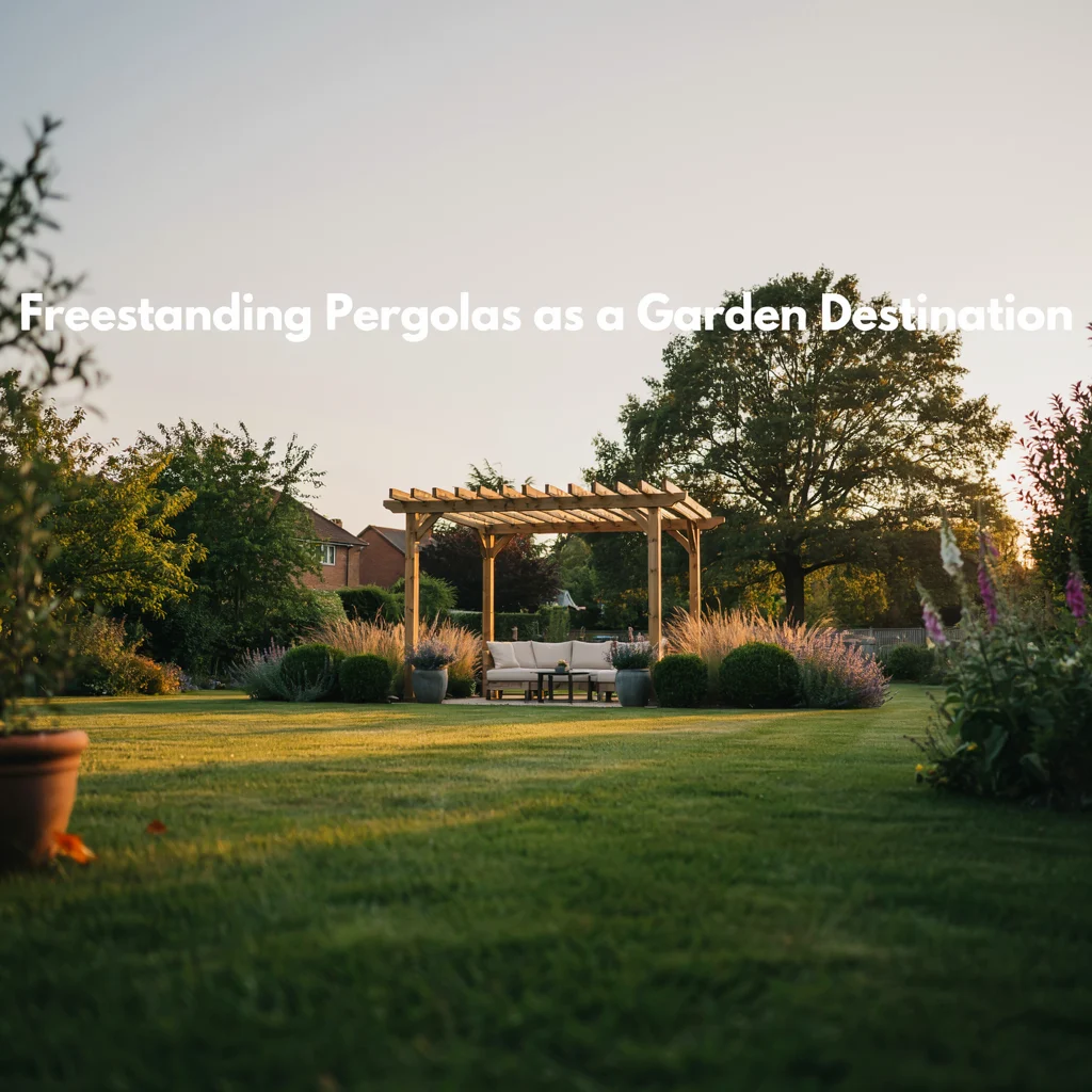 Freestanding Pergolas as a Garden Destination