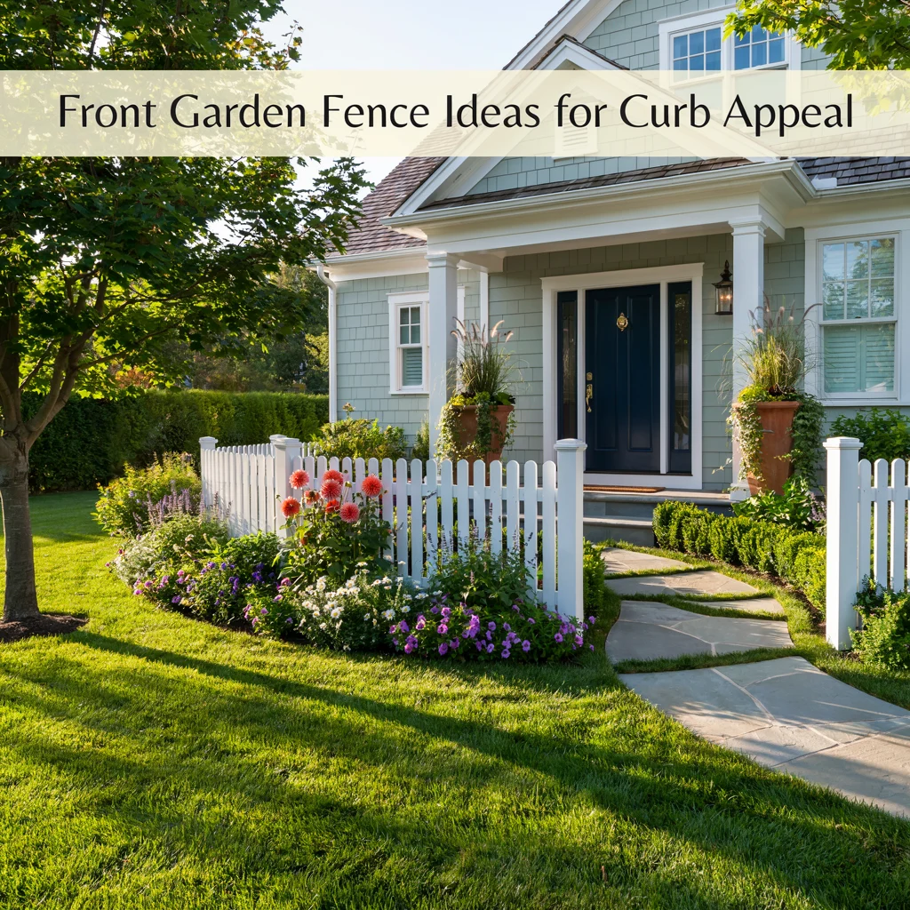 Front Garden Fence Ideas for Curb Appeal