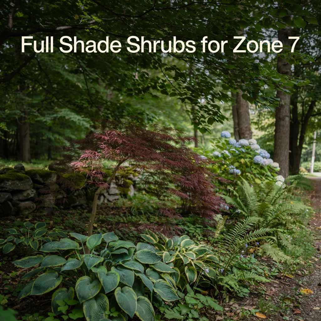 Full Shade Shrubs for Zone 7
