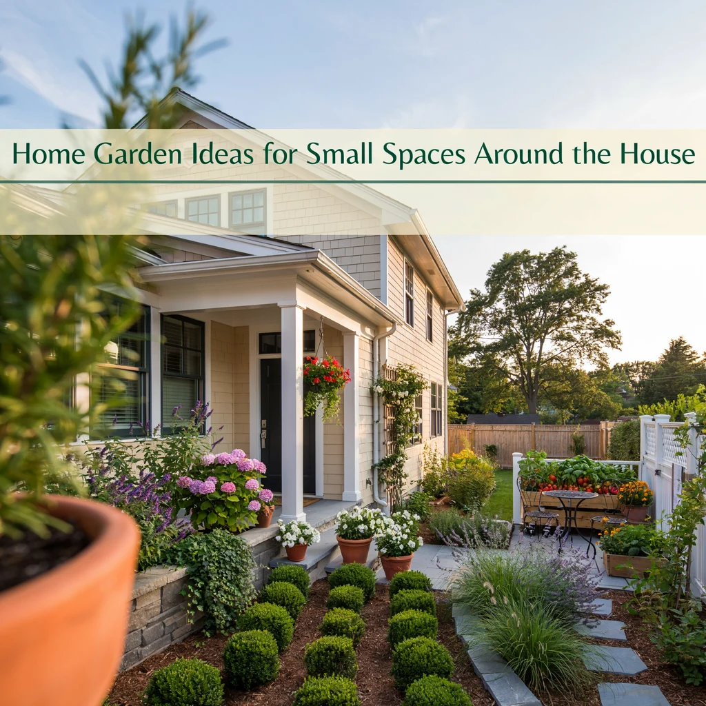 Home Garden Ideas for Small Spaces Around the House