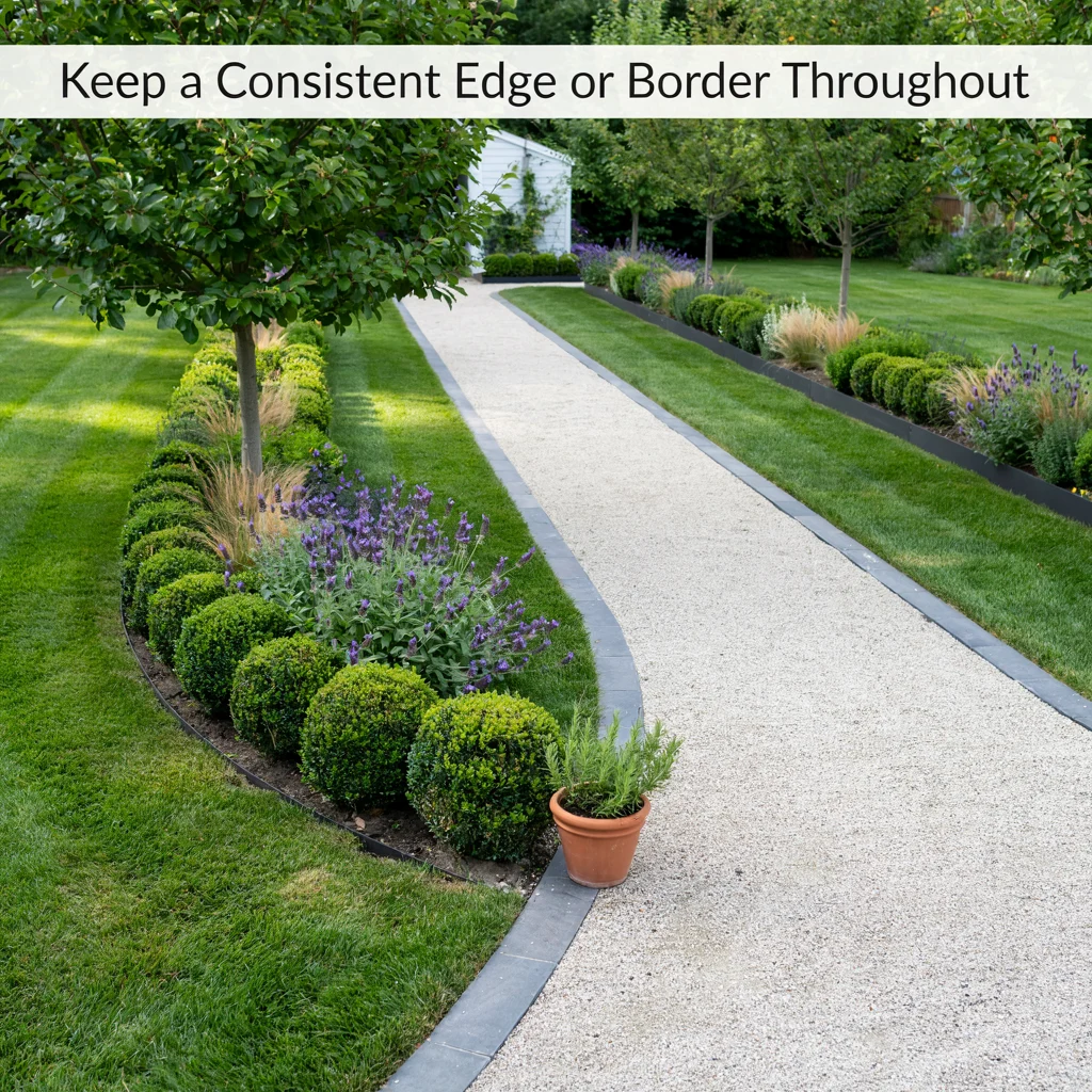 Keep a Consistent Edge or Border Throughout
