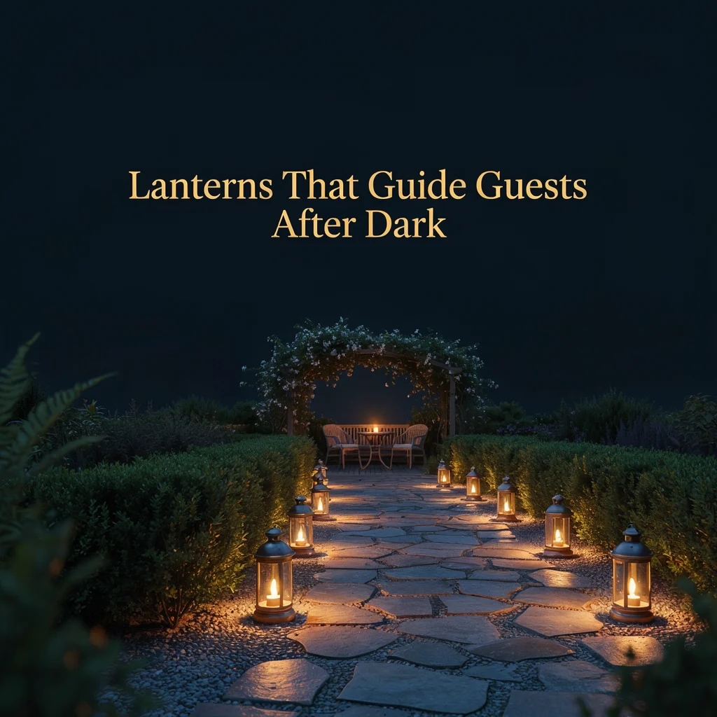 Lanterns That Guide Guests After Dark