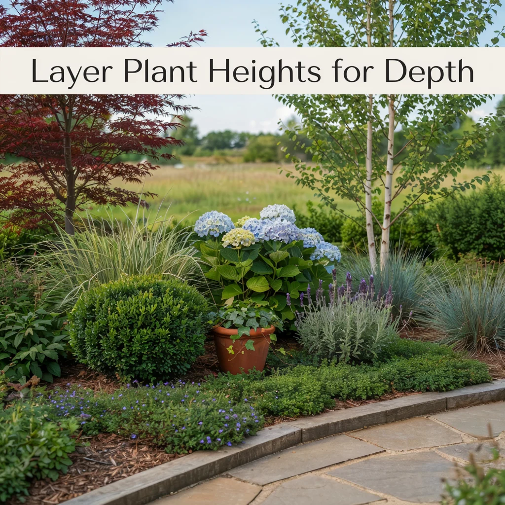 Layer Plant Heights for Depth