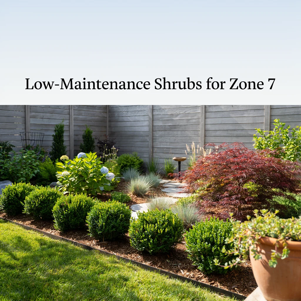 Low-Maintenance Shrubs for Zone 7