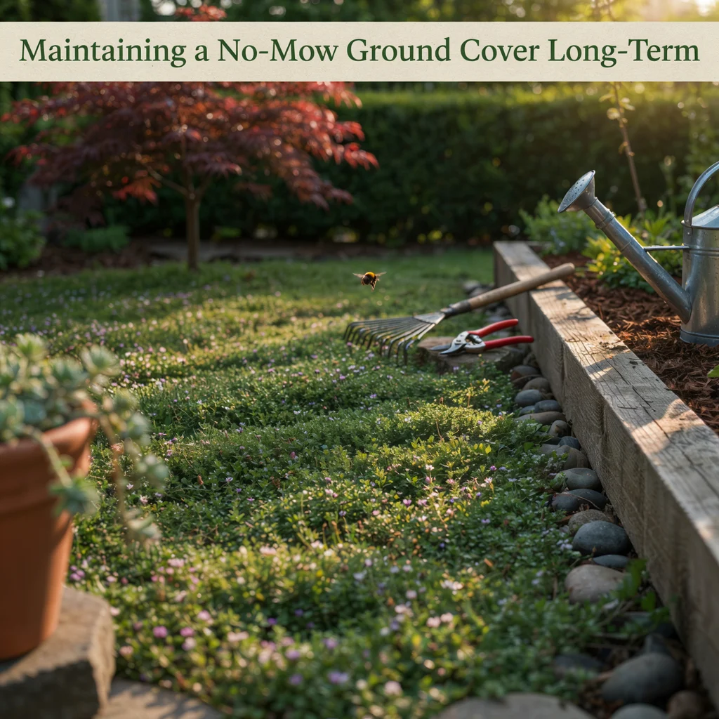 Maintaining a No-Mow Ground Cover Long-Term