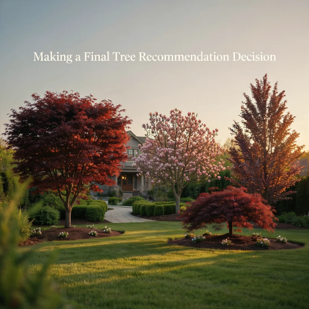 Making a Final Tree Recommendation Decision