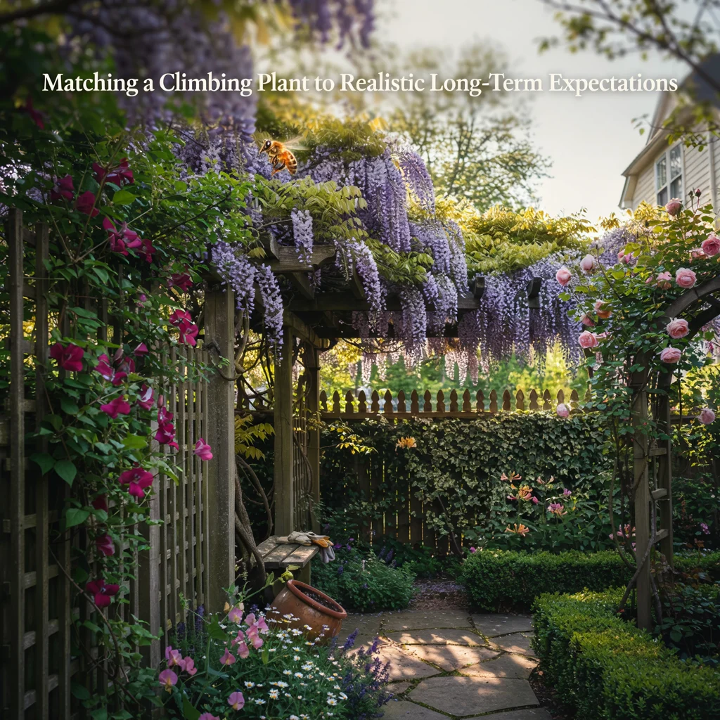 Matching a Climbing Plant to Realistic Long-Term Expectations