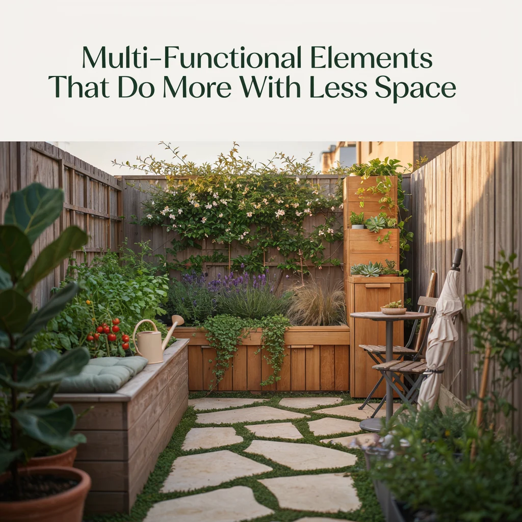 Multi-Functional Elements That Do More With Less Space