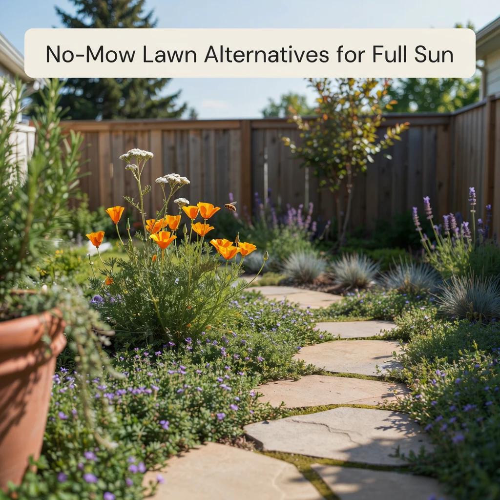 No-Mow Lawn Alternatives for Full Sun