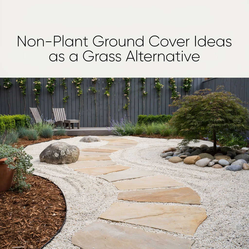 Non-Plant Ground Cover Ideas as a Grass Alternative