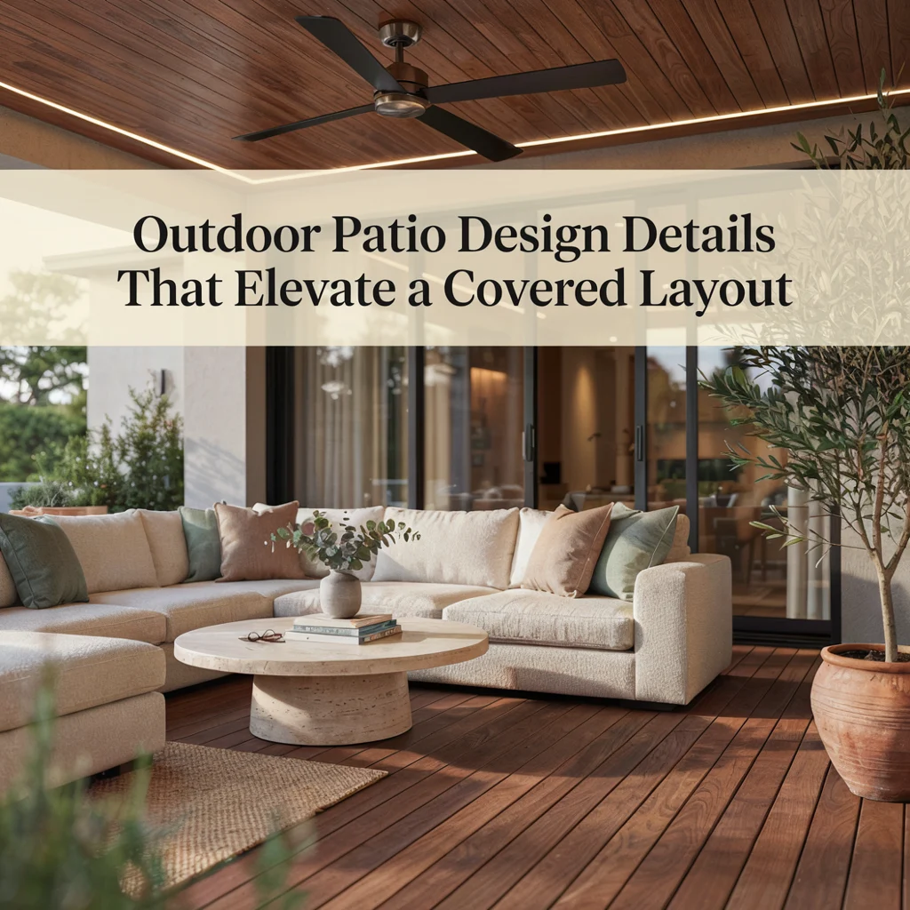 Outdoor Patio Design Details That Elevate a Covered Layout