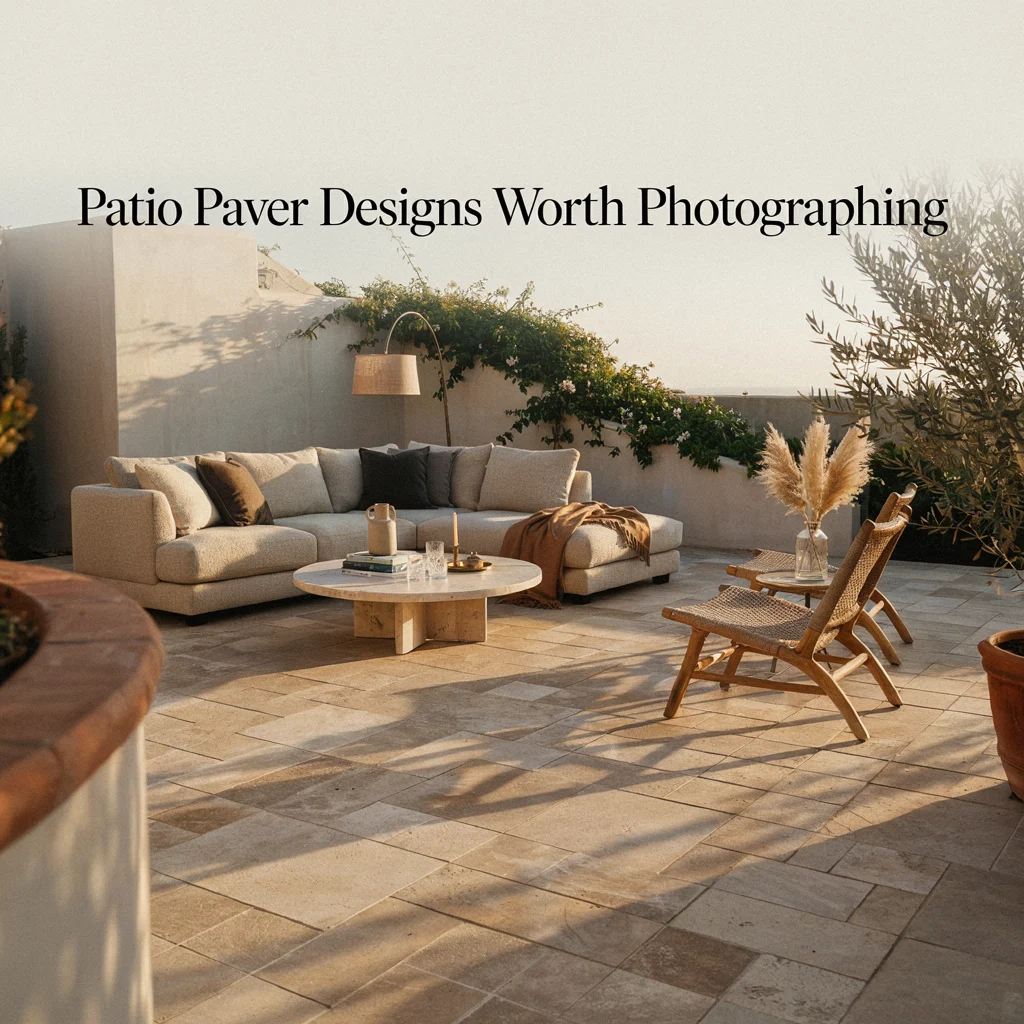 Patio Paver Designs Worth Photographing
