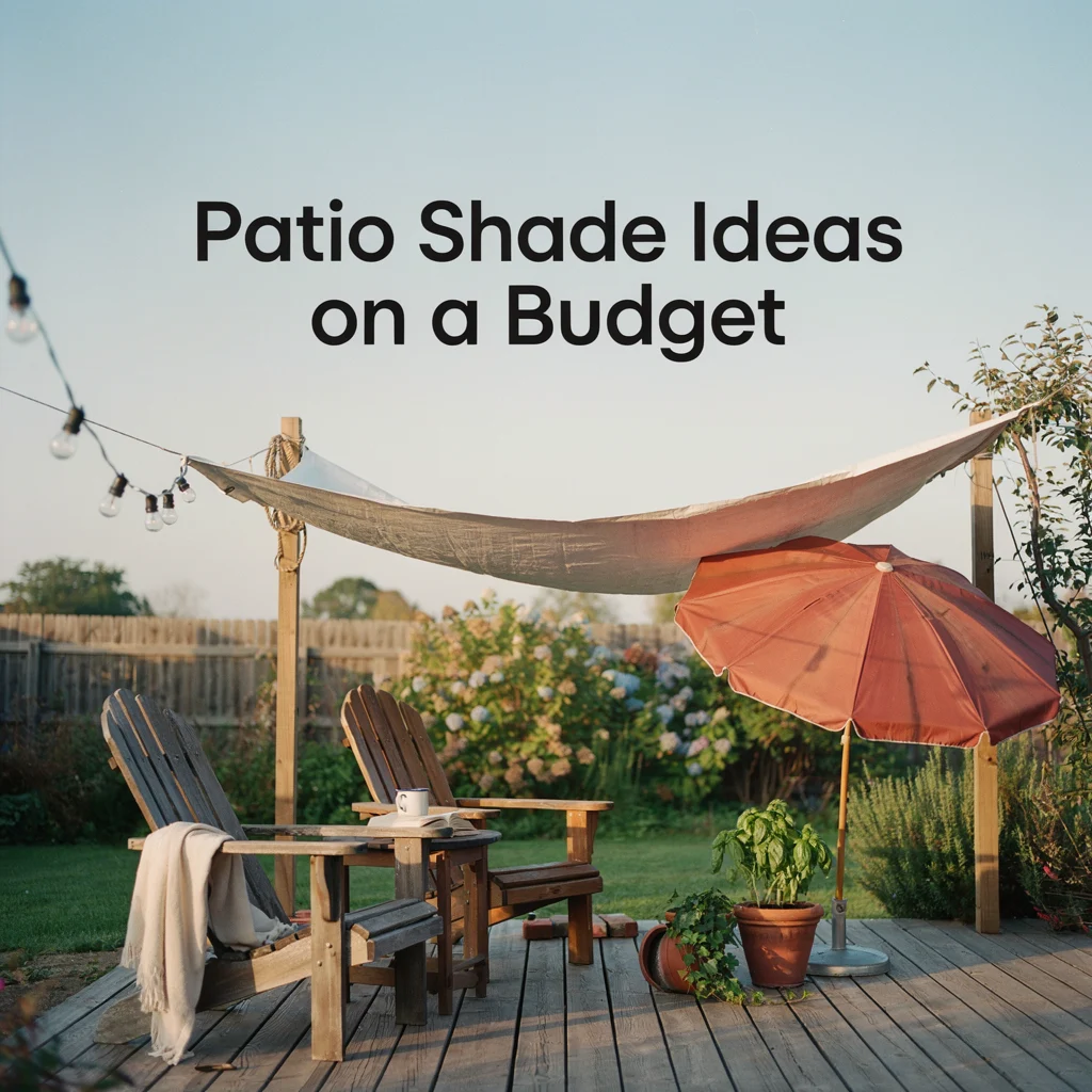 Patio Shade Ideas on a Budget