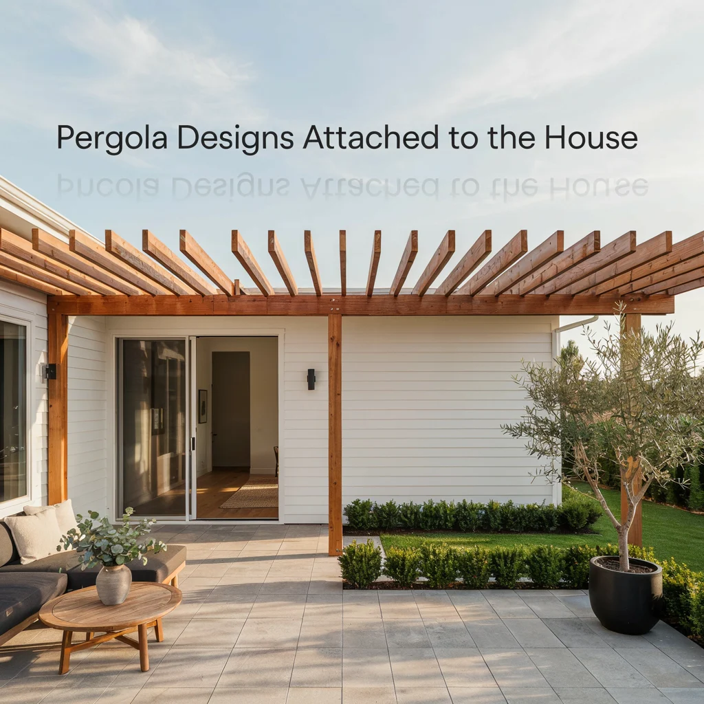 Pergola Designs Attached to the House