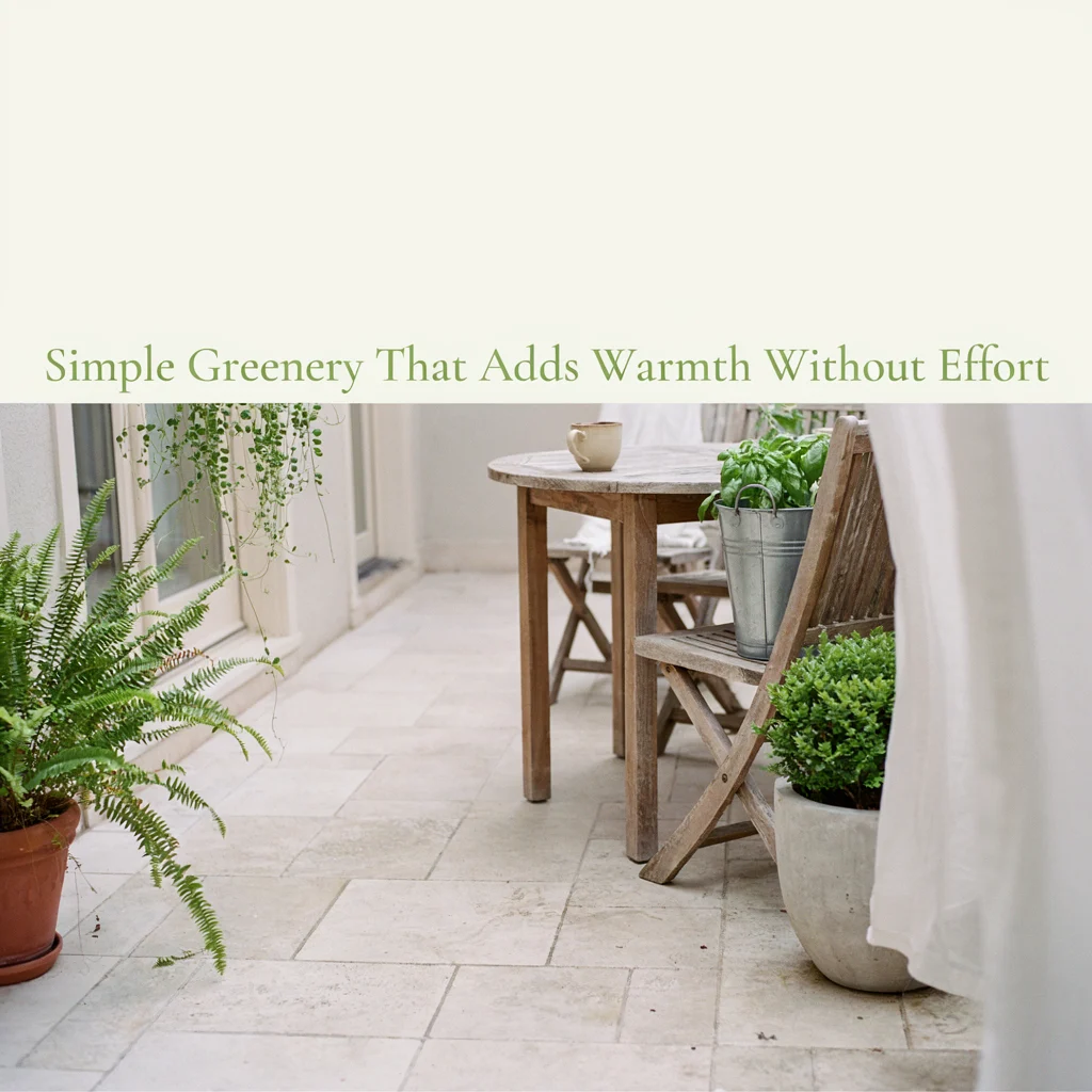 Simple Greenery That Adds Warmth Without Effort