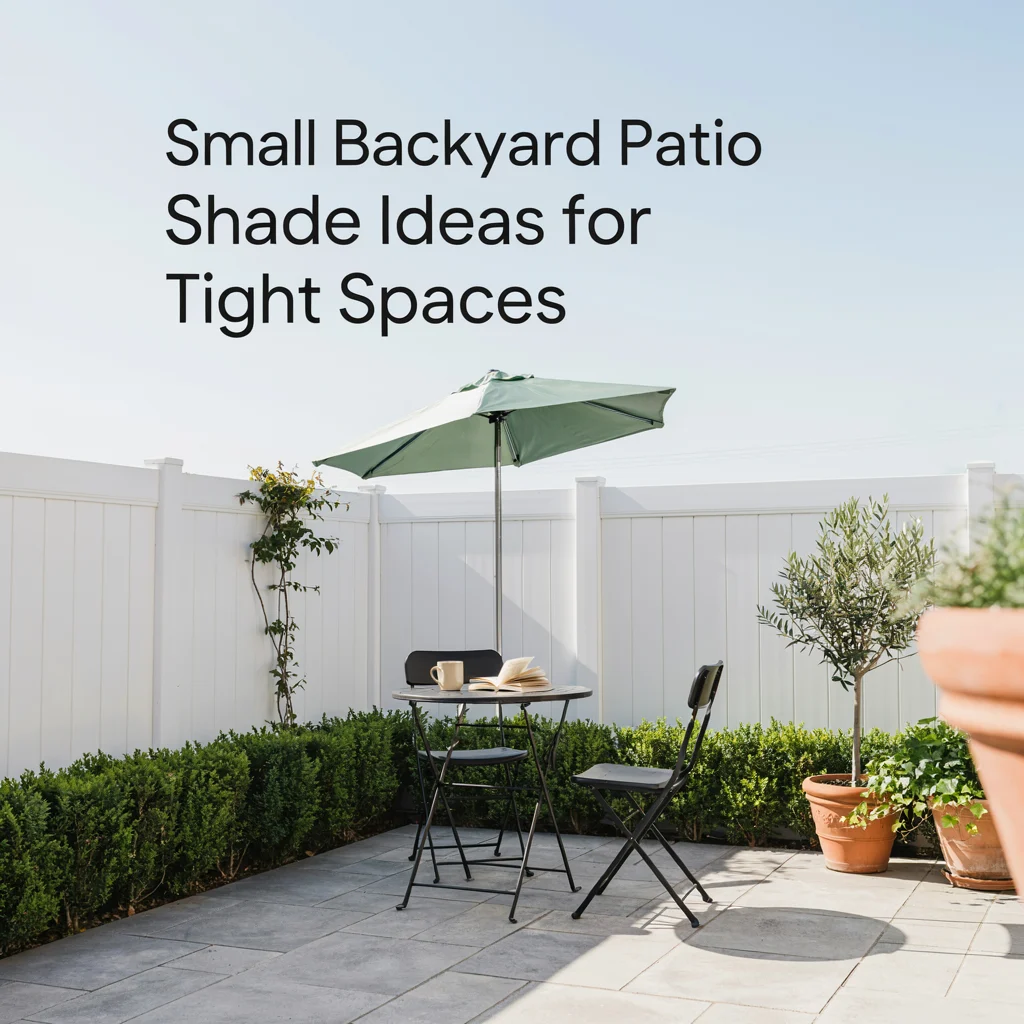 Small Backyard Patio Shade Ideas for Tight Spaces